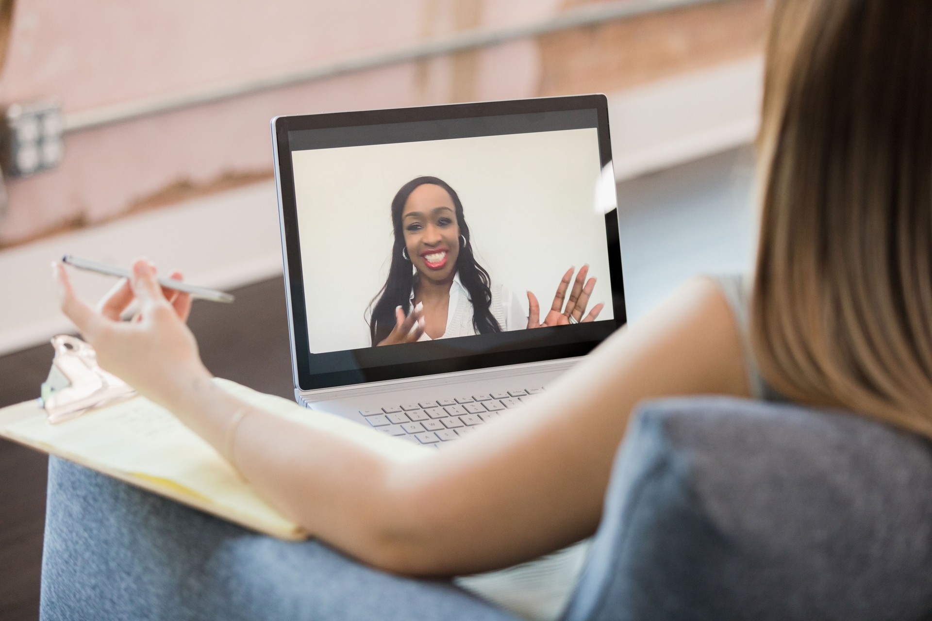 Online Therapy Session:  Mental Health Support via Video Call